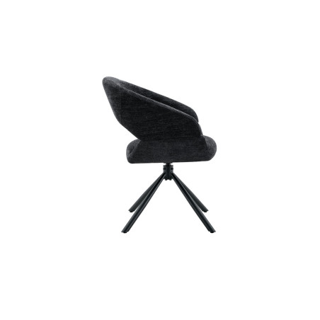 Chaise pivotante AMBROISIE en tissu