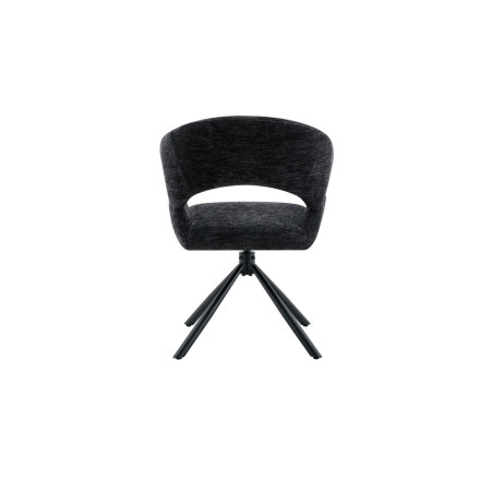 Chaise pivotante AMBROISIE en tissu
