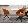 Chaise pivotante AMBROISIE en tissu