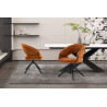Chaise pivotante AMBROISIE en tissu