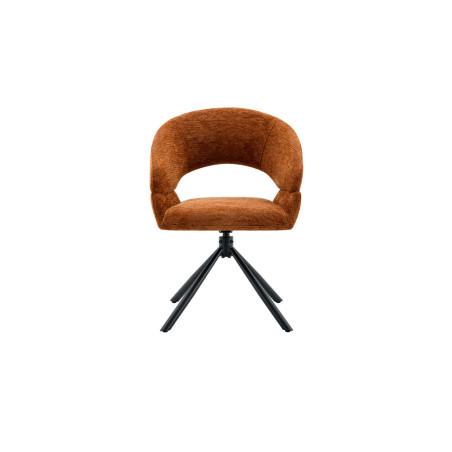 Chaise pivotante AMBROISIE en tissu