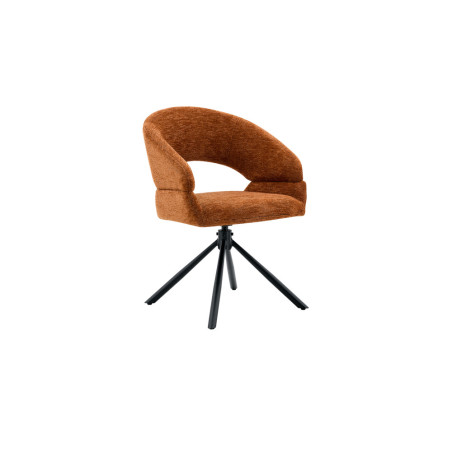 Chaise pivotante AMBROISIE en tissu