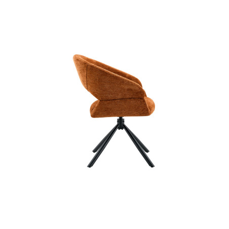 Chaise pivotante AMBROISIE en tissu