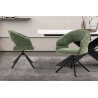 Chaise pivotante AMBROISIE en tissu