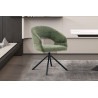 Chaise pivotante AMBROISIE en tissu