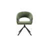 Chaise pivotante AMBROISIE en tissu