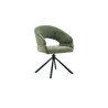 Chaise pivotante AMBROISIE en tissu