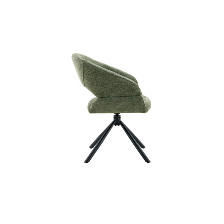 Chaise pivotante AMBROISIE en tissu