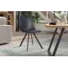 Chaise EMERAUDE en simili cuir