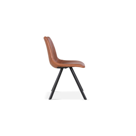 Chaise EMERAUDE en simili cuir