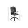 Chaise de bureau LUCARNE en simili cuir