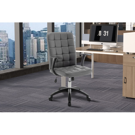 Chaise de bureau LUCARNE en simili cuir