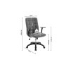 Chaise de bureau LUCARNE en simili cuir