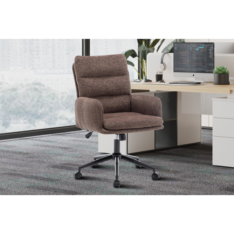 Chaise de bureau AMARANTE en tissu