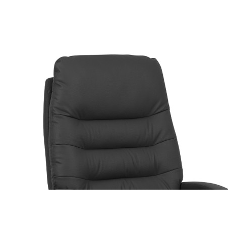 Chaise de bureau DOUCEUR en simili cuir