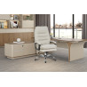 Chaise de bureau DOUCEUR en simili cuir
