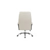 Chaise de bureau DOUCEUR en simili cuir