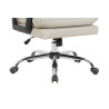 Chaise de bureau DOUCEUR en simili cuir