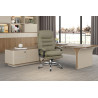 Chaise de bureau DOUCEUR en simili cuir