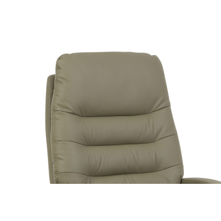 Chaise de bureau DOUCEUR en simili cuir
