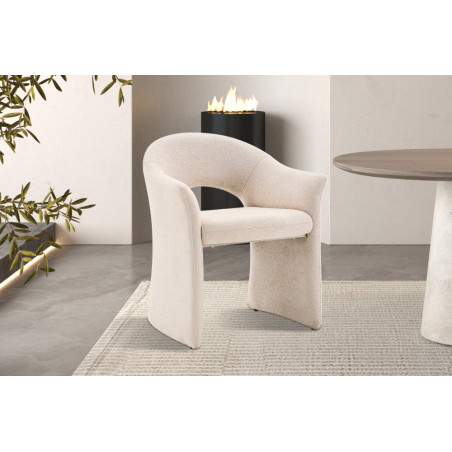 Chaise CHARMILLE en tissu