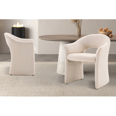 Chaise CHARMILLE en tissu