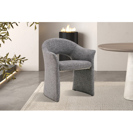 Chaise CHARMILLE en tissu
