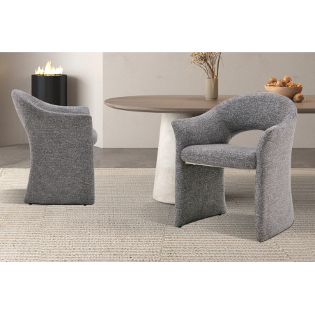 Chaise CHARMILLE en tissu