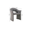 Chaise CHARMILLE en tissu
