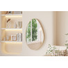 Miroir 80 x 50 cm RAMURE en décor chêne vieilli