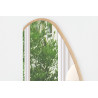 Miroir 80 x 50 cm RAMURE en décor chêne vieilli