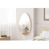 Miroir 80 x 50 cm ROMARIN en décor chêne vieilli