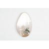 Miroir 80 x 50 cm ROMARIN en décor chêne vieilli