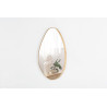 Miroir 80 x 50 cm ROMARIN en décor chêne vieilli
