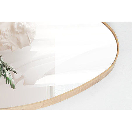 Miroir 80 x 50 cm ROMARIN en décor chêne vieilli