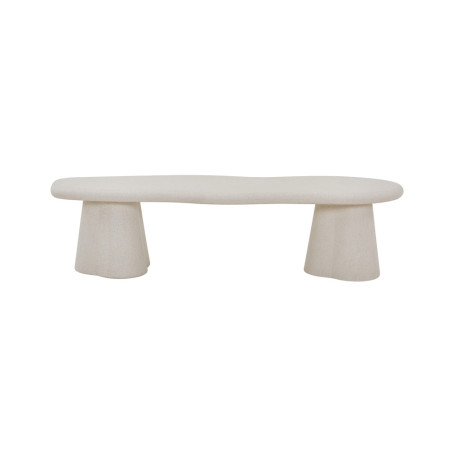 Meuble TV 160 cm FALAISE aux formes organiques effet ciment