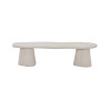 Meuble TV 160 cm FALAISE aux formes organiques effet ciment