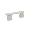Meuble TV 160 cm FALAISE aux formes organiques effet ciment