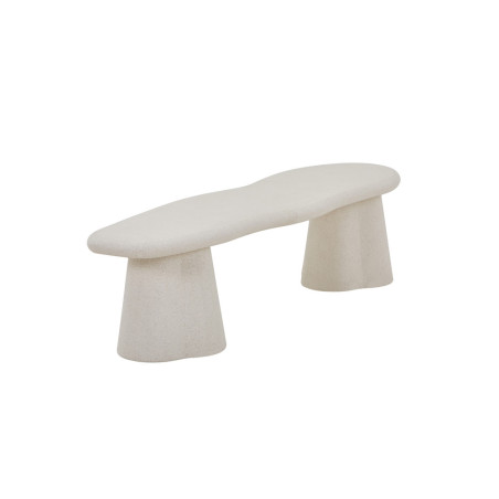Meuble TV 160 cm FALAISE aux formes organiques effet ciment