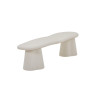 Meuble TV 160 cm FALAISE aux formes organiques effet ciment