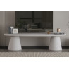 Meuble TV 160 cm TERRACINA effet ciment écru