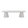Meuble TV 160 cm TERRACINA effet ciment écru