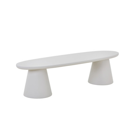 Meuble TV 160 cm TERRACINA effet ciment écru