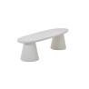 Meuble TV 160 cm TERRACINA effet ciment écru