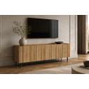 Meuble TV 170 cm KUMO en décor chêne naturel