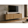 Meuble TV 170 cm KUMO en décor chêne naturel
