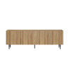 Meuble TV 170 cm KUMO en décor chêne naturel