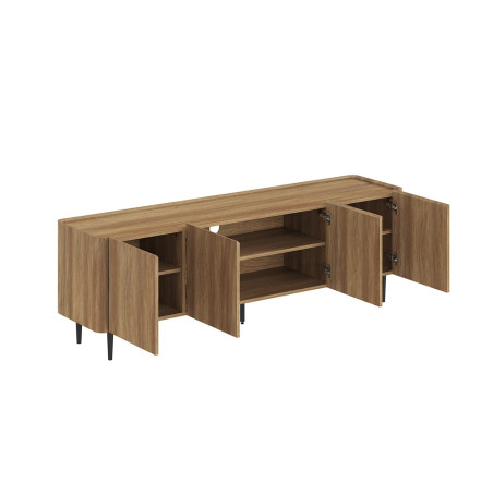 Meuble TV 170 cm KUMO en décor chêne naturel