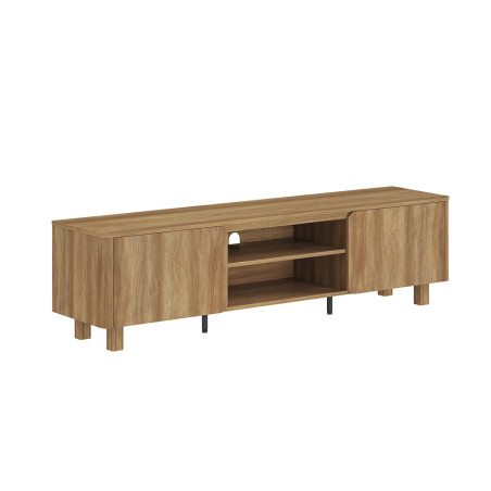 Meuble TV 170 cm MARELLE en décor chêne naturel