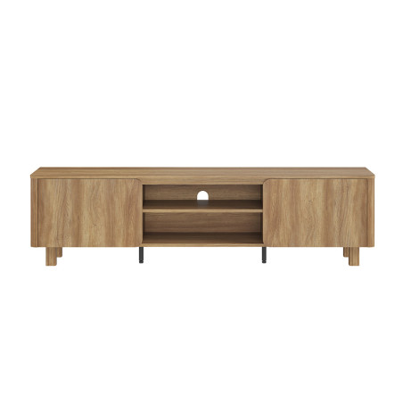 Meuble TV 170 cm MARELLE en décor chêne naturel